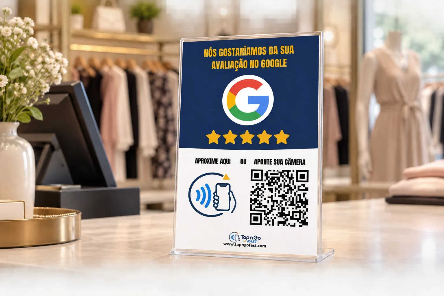 Imagem do serviço Placa de avaliação Google